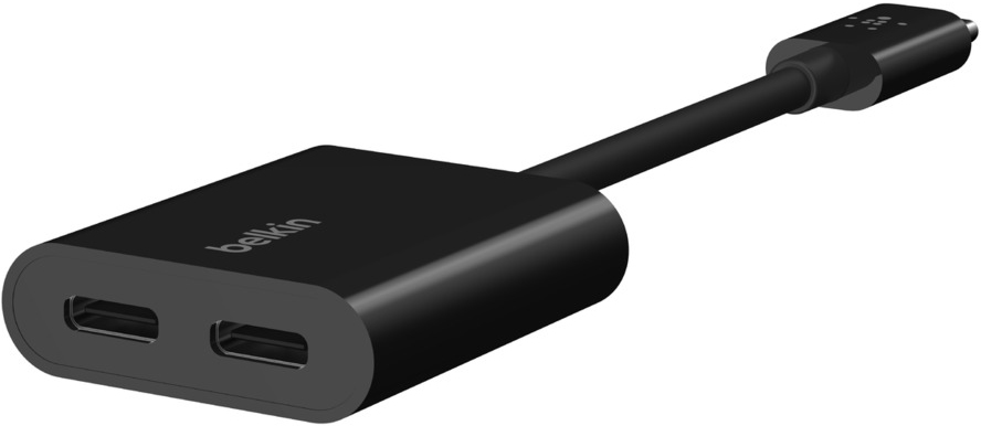 Адаптер Belkin Connect USB Type C/2xUSB Type C (F7U081bt) купить в интернет-магазине icover