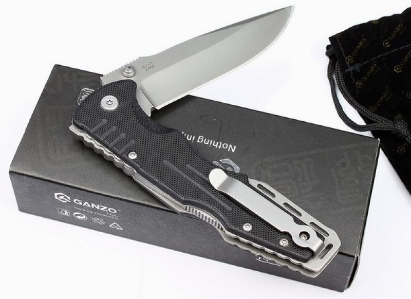 Ganzo G713 - нож складной (Black) купить в интернет-магазине icover