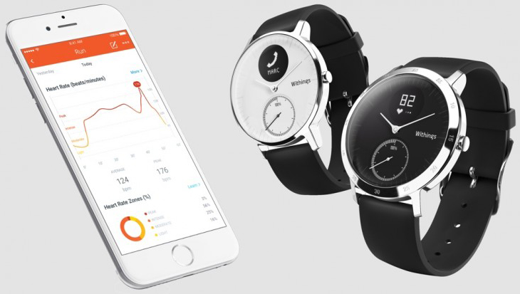 Withings Activite Steel HR 36mm - умные часы (Black) купить в интернет-магазине icover