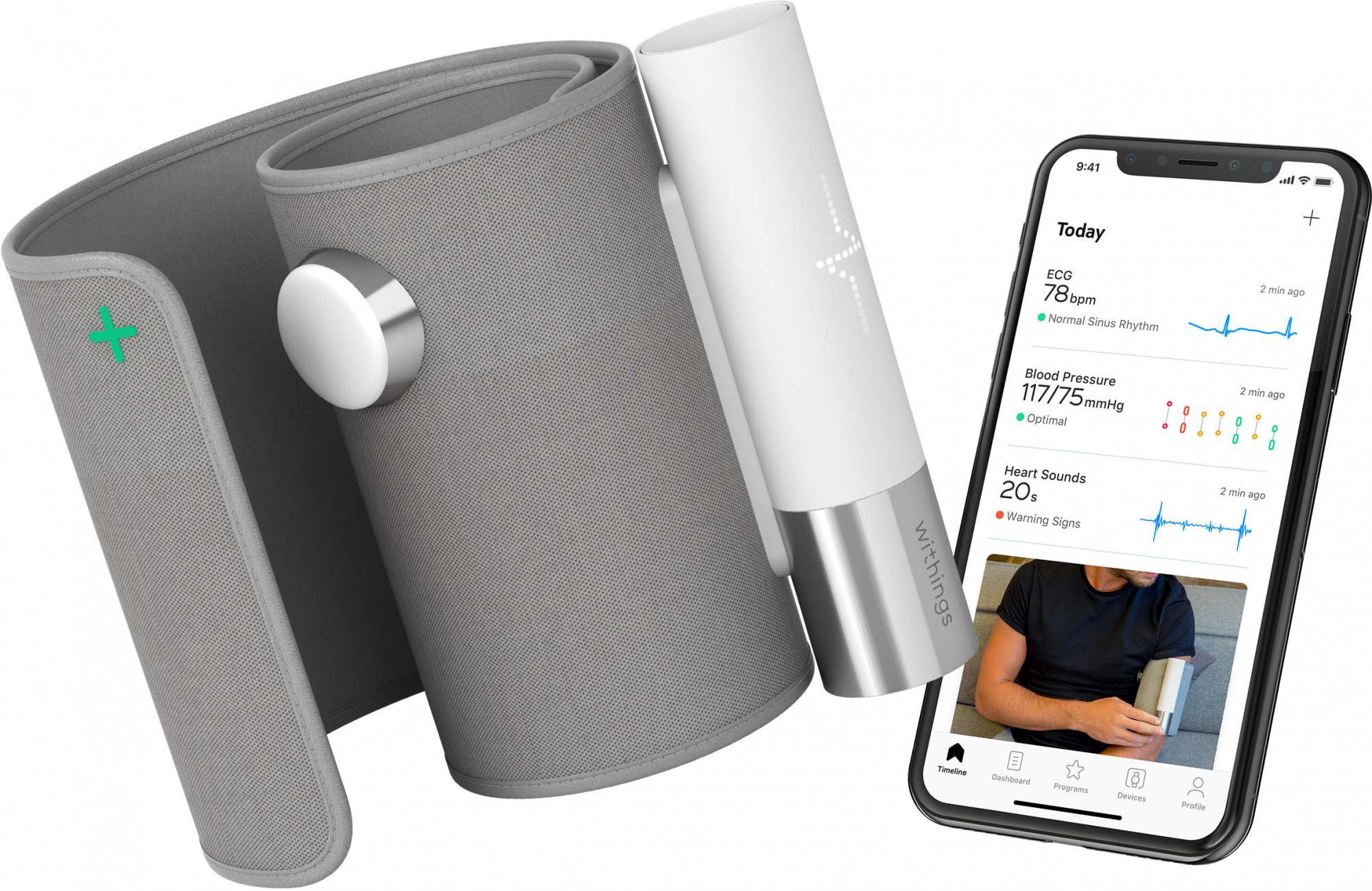 Тонометр Withings BPM Core (Grey) купить в интернет-магазине icover