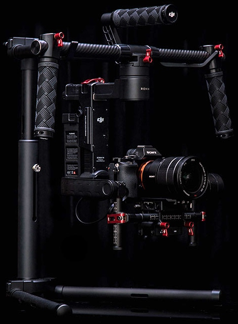 DJI Ronin-M - трехосевой подвес со стабилизацией для камер купить в интернет-магазине icover