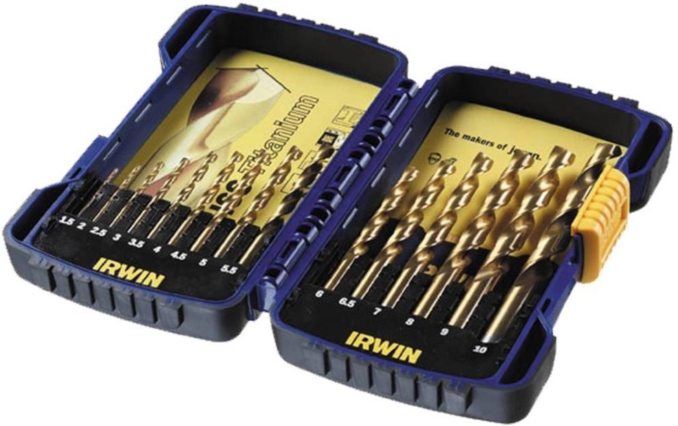 Набор сверл по металлу Irwin Titanium (10503991) 15 шт купить в интернет-магазине icover