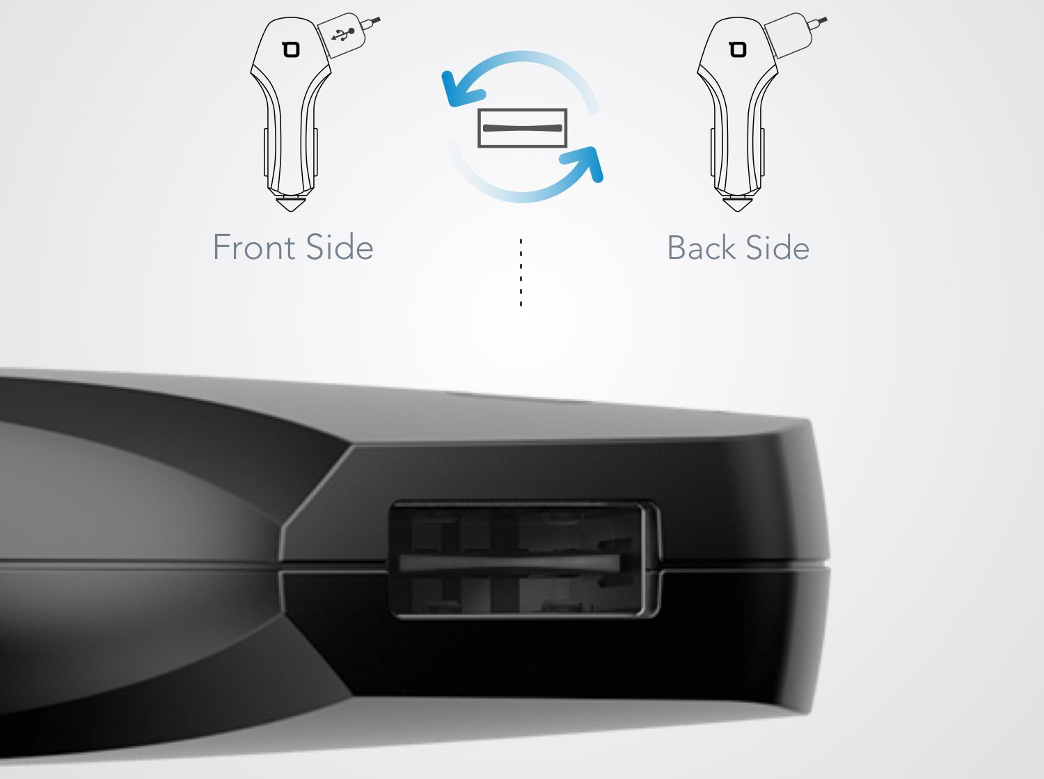 Автомобильное зарядное устройство Nonda ZUS QC Car Charger ZU44BKRN (Black) купить в интернет-магазине icover