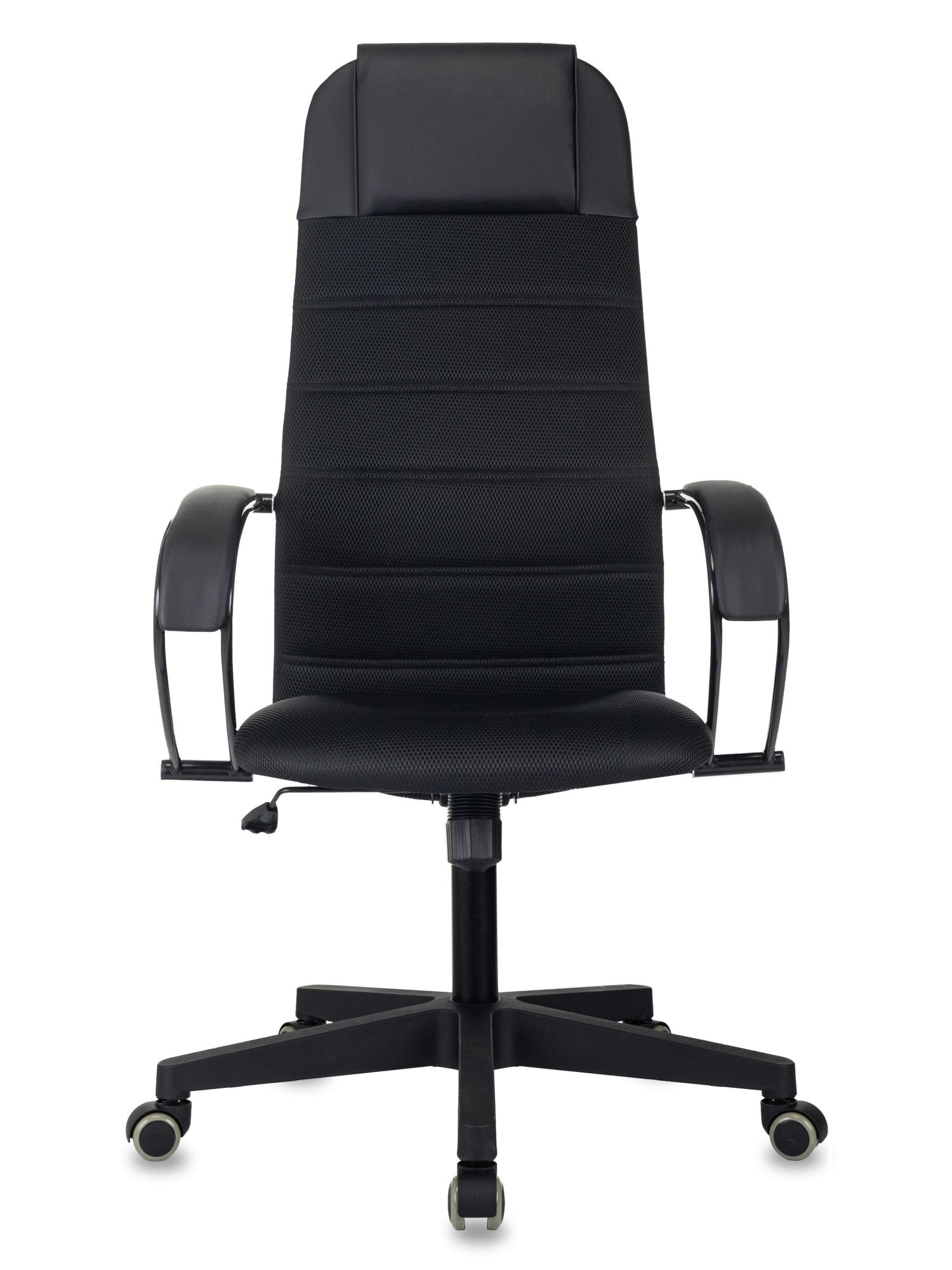 Кресло руководителя Бюрократ CH-NOVA TW ткань/экокожа/пластик (Black) купить в интернет-магазине icover