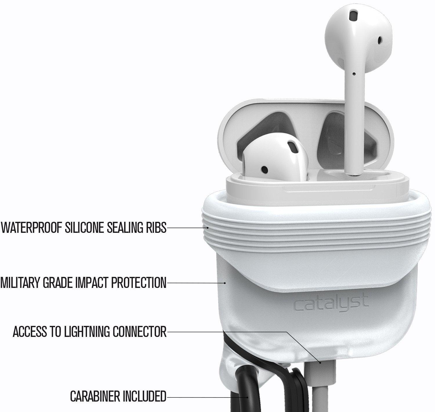 Чехол Catalyst Waterproof AirPods Case (White) купить в интернет-магазине icover