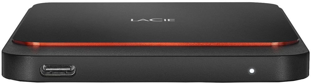 Внешний накопитель LaCie Portable 2.5" USB-C 3.1 500Gb SSD STHK500800 (Black) купить в интернет-магазине icover