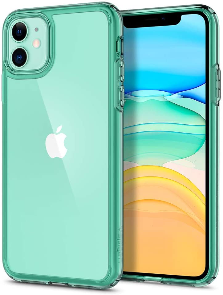 

Чехол Spigen Ultra Hybrid (ACS00406) для iPhone 11 (Green)