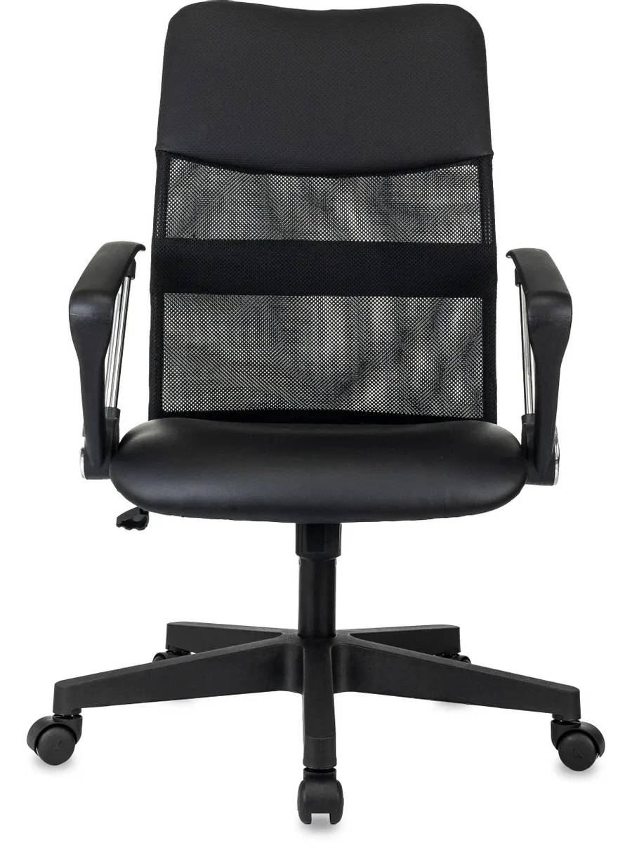 Кресло офисное Бюрократ CH OMEGA сетка/ткань/экокожа (Black) купить в интернет-магазине icover