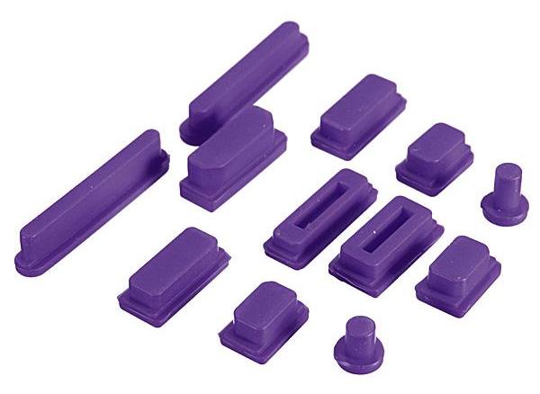 Заглушки портов i-Blason Anti Dust Cup 12psc для MacBook Pro Retina/Macbook Air (Purple) купить в интернет-магазине icover