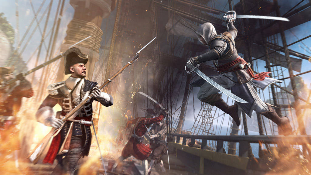 Assassin's Creed 4 Black Flag - видеоигра для Sony PlayStation 4 купить в интернет-магазине icover