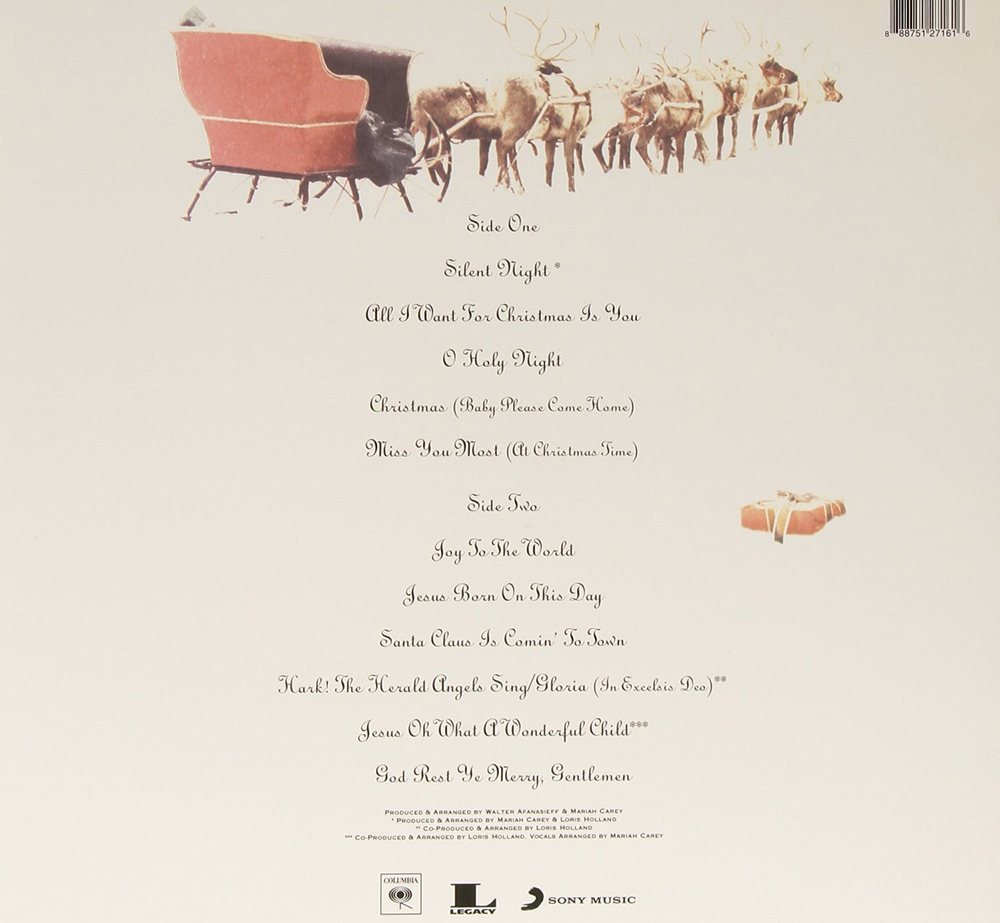 Виниловая пластинка Mariah Carey - Merry Christmas (Deluxe Anniversary Edition) (2015) купить в интернет-магазине icover