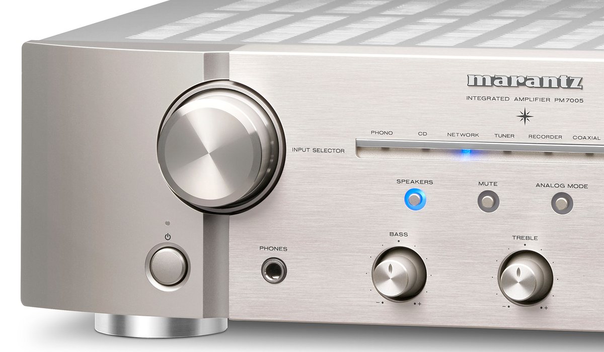 Двухканальный стереоусилитель Marantz PM7005 (Silver/Gold) купить в интернет-магазине icover