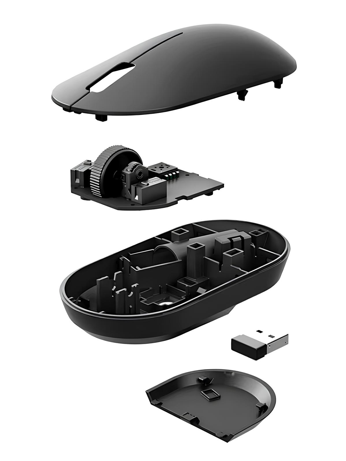 Мышь беспроводная Xiaomi Wireless Mouse Lite 2 BHR8916GL (Black) купить в интернет-магазине icover