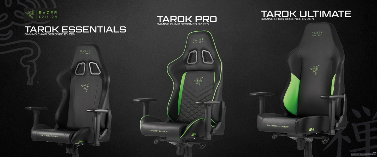 Игровое кресло Razer Tarok Pro RZR-60002 (Black) купить в интернет-магазине icover