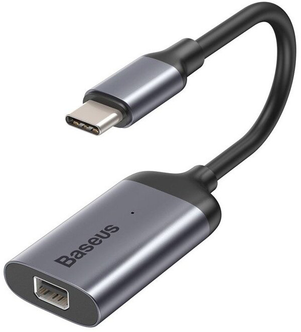 Хаб Baseus Enjoyment Series Type-C to MiniDP - Deep Gray (CAHUB-Z0G) купить в интернет-магазине icover