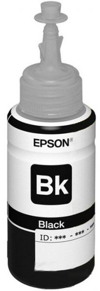 Чернила Epson T6641 (C13T66414A) для принтеров Epson L100/L110/L200/L210/L300/L350/L355/L550 (Black) купить в интернет-магазине icover