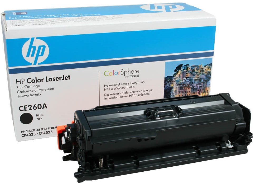 Картридж HP CE260A для принтеров HP Color LaserJet CP4025/CP4525 (Black) купить в интернет-магазине icover