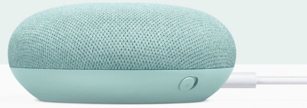 Умная колонка Google Home Mini (Aqua) купить в интернет-магазине icover