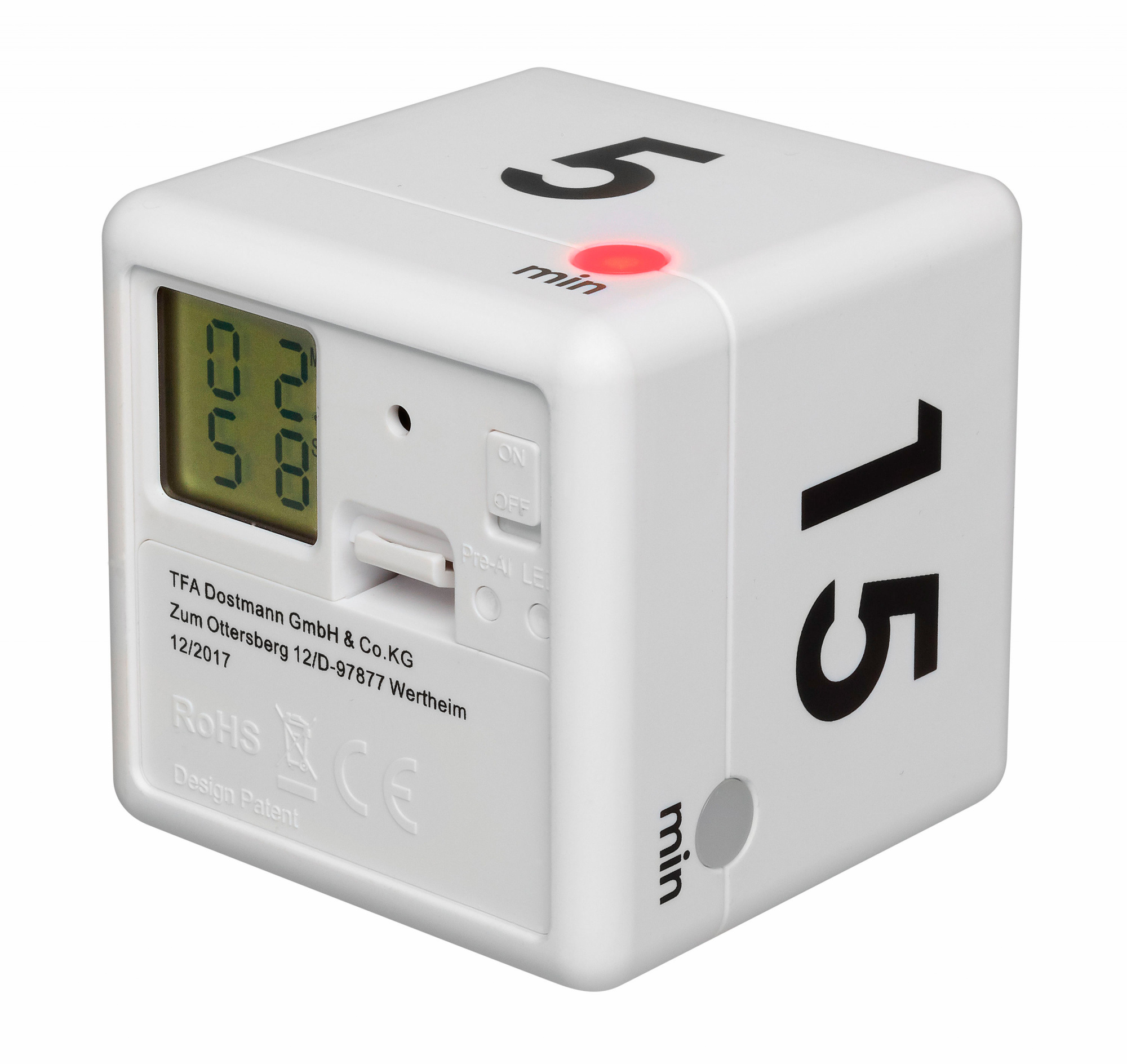 

Электронный таймер TFA Cube 38.2032.02 (White)