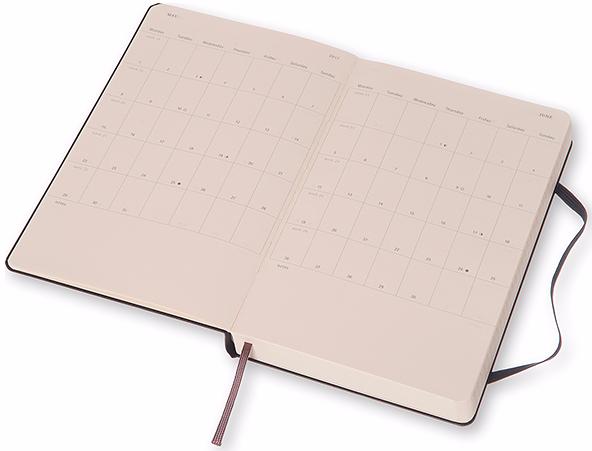 Moleskine Classic Large 2017 (DHB12DC3Y17) - ежедневник (Black) купить в интернет-магазине icover