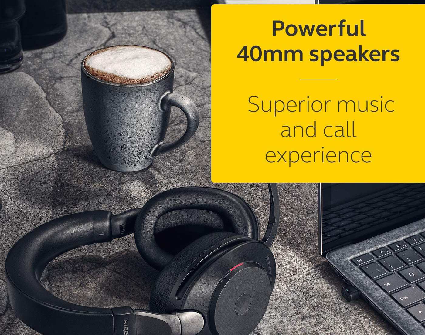 Гарнитура Jabra Evolve2 85 Link380c UC Stereo 28599-989-899 (Black) купить в интернет-магазине icover