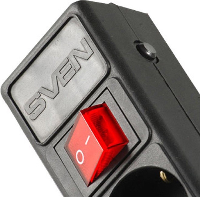 Sven Optima Base - сетевой фильтр (Black) купить в интернет-магазине icover