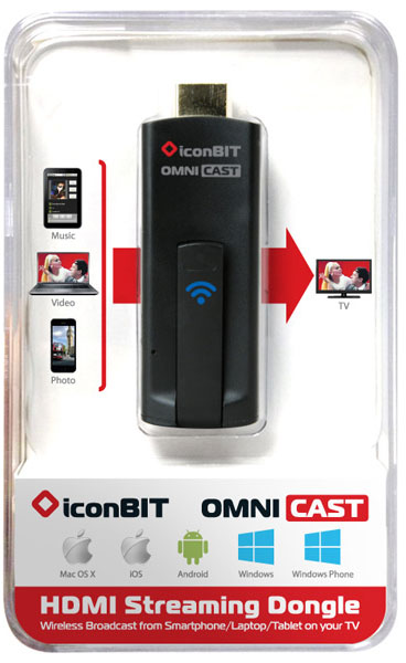 iconBIT Toucan Omnicast (DW-0002W) - Miracast приставка (Black) купить в интернет-магазине icover