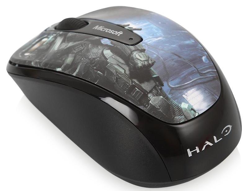 Microsoft Wireless Mobile Mouse 3500 (GMF-00416) - беспроводная мышь (Halo Limited Edition) купить в интернет-магазине icover