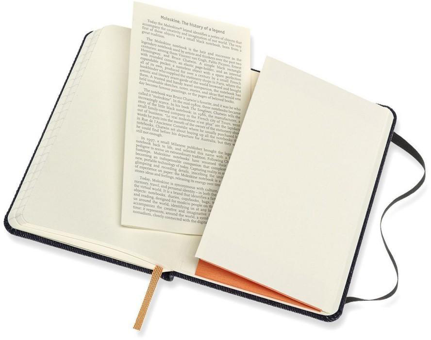 Блокнот Moleskine Denim Limited Edition Pocket (LCDNB1MM710) в линейку (Denim) купить в интернет-магазине icover