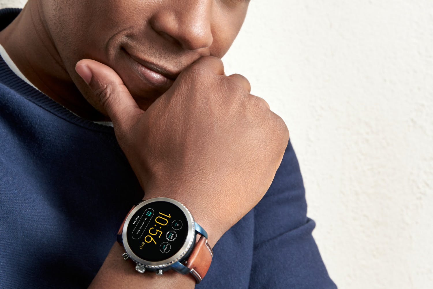 Умные часы Fossil Q Gen 3 Explorist (Blue/Brown) купить в интернет-магазине icover