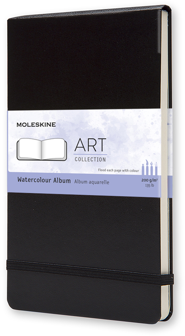 

Блокнот для акварели Moleskine Art WaterColour Large (ARTMM804) нелинованный (Black)