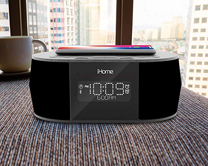 Акустическая система iHome iBTW38 c беспроводной зарядкой (Black) купить в интернет-магазине icover