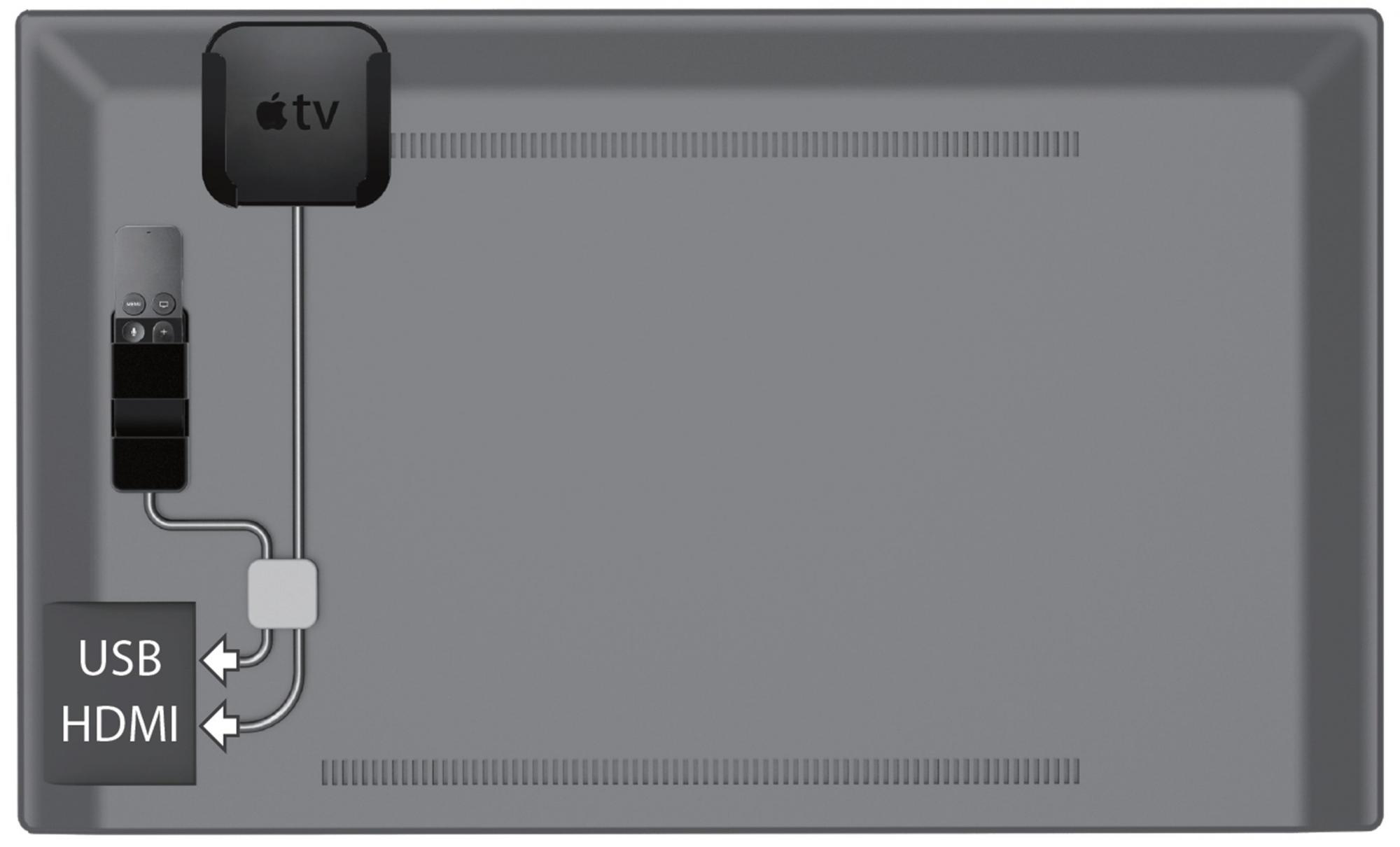 Держатель Innovelis TotalMount для пульта Apple TV (Black) купить в интернет-магазине icover