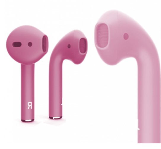 Беспроводные наушники Apple AirPods Color (Matte Pink) купить в интернет-магазине icover