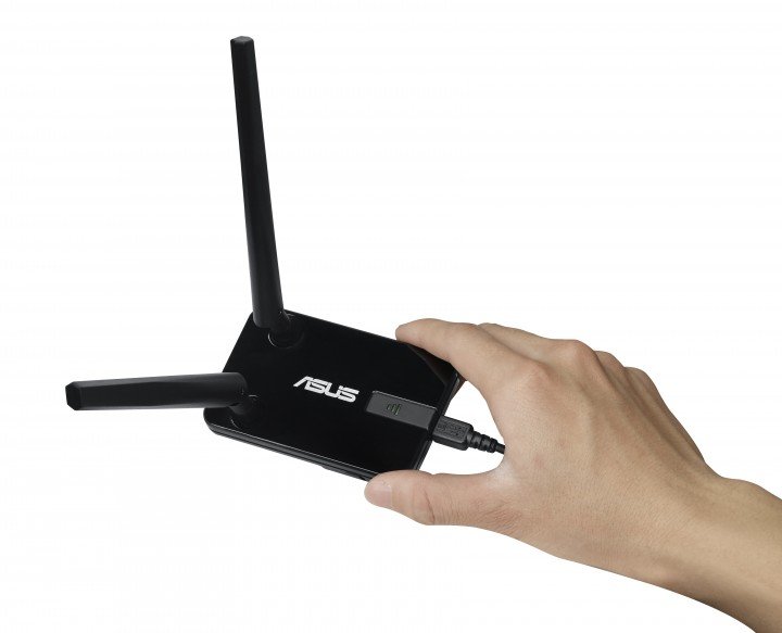 Wi-Fi адаптер Asus USB-N14 Wireless N300 (Black) купить в интернет-магазине icover