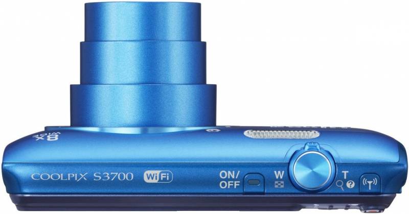 Фотоаппарат Nikon Coolpix S3700 (Blue) купить в интернет-магазине icover