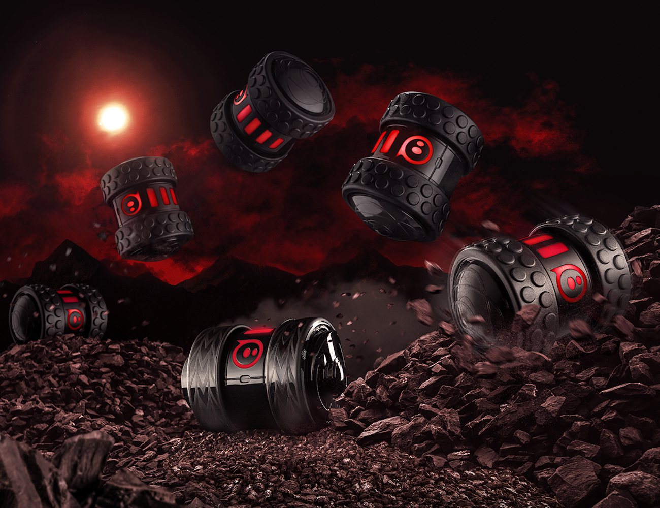 Радиоуправляемый робот Orbotix Sphero Ollie Darkside Robotic Ball (Black) купить в интернет-магазине icover