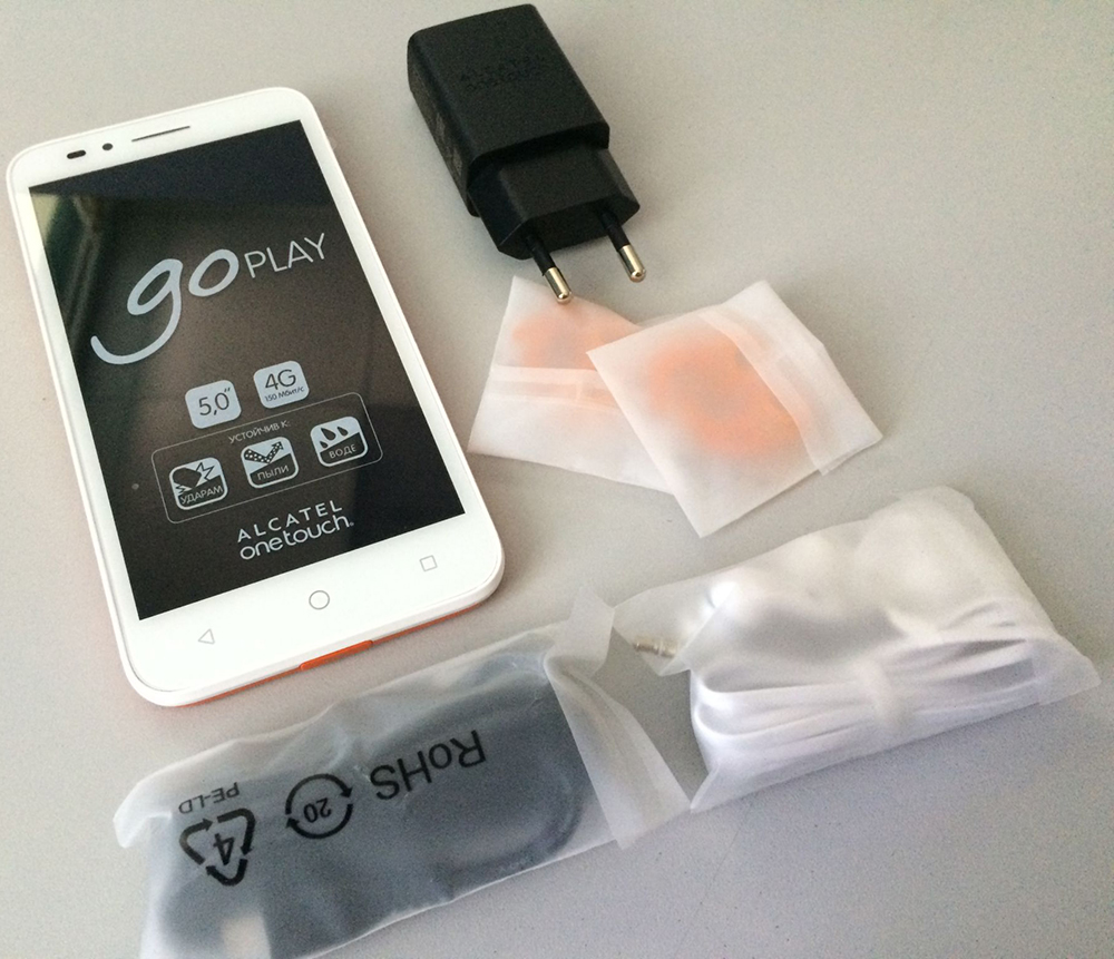 Смартфон Alcatel One Touch 7048X Go Play (White/Orange/White) купить в интернет-магазине icover