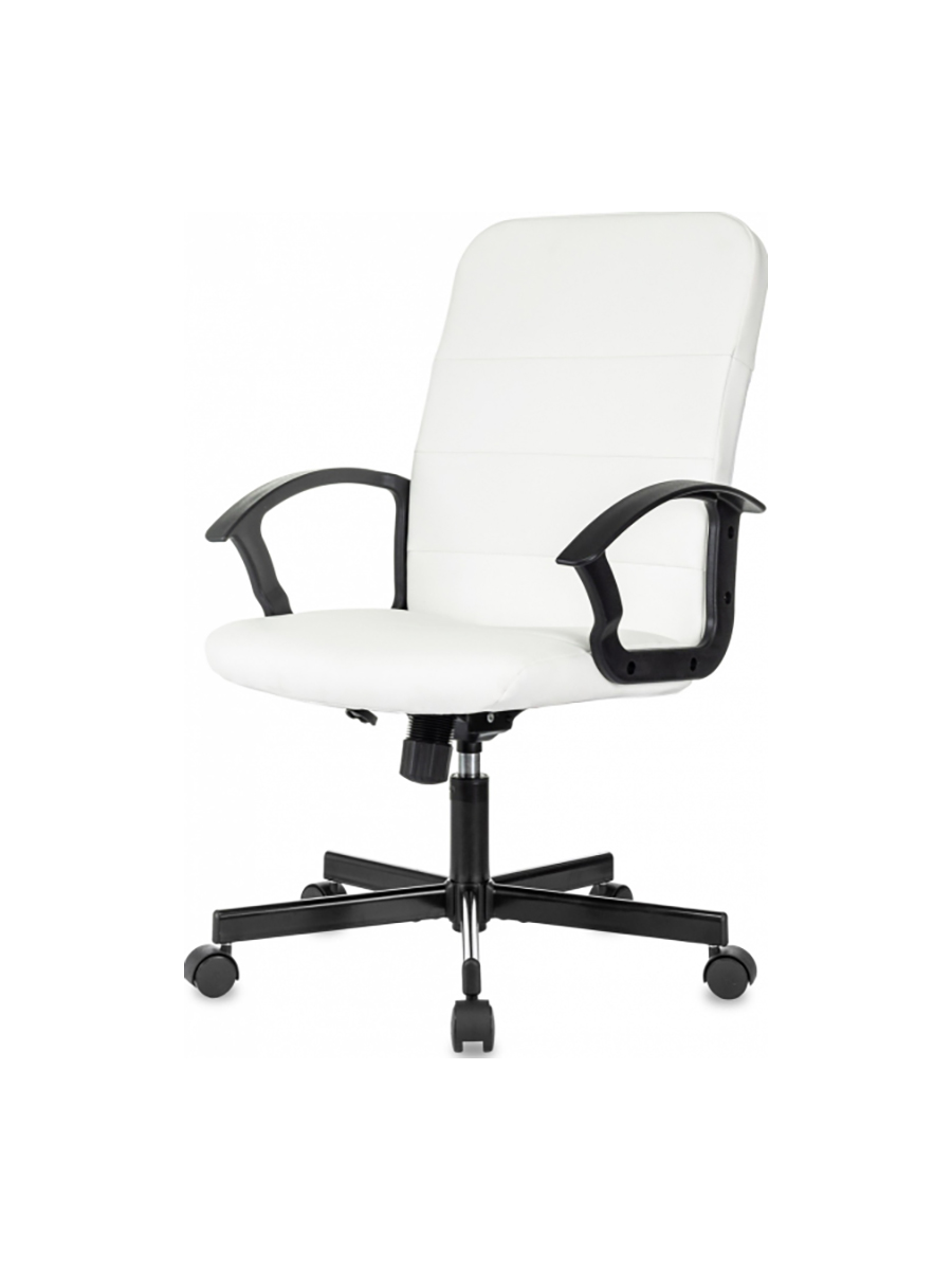 Кресло Бюрократ Triest эко.кожа/металл (White/Black) купить в интернет-магазине icover