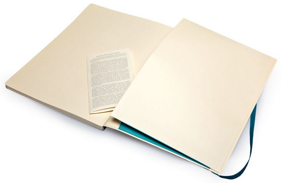 Moleskine Classic Soft XLarge (QP623B6) - нелинованный блокнот (Turquoise) купить в интернет-магазине icover