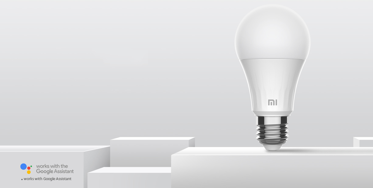 Умная светодиодная лампа Xiaomi Mi LED Smart Bulb Warm White используется с...