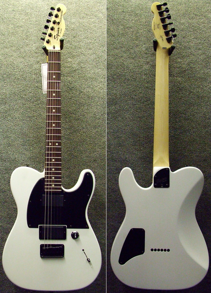 Fender Squier Jim Root Telecasters Flat (A037985) - электрогитара (белый) купить в интернет-магазине icover