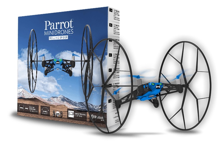 Parrot Rolling Spider (PF723007) - мини-квадрокоптер (Blue) купить в интернет-магазине icover