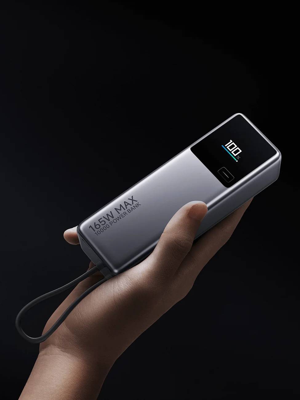 Внешний аккумулятор Xiaomi 165W Power Bank Integrated Cable (BHR9361GL) 10000mAh (Grey) купить в интернет-магазине icover