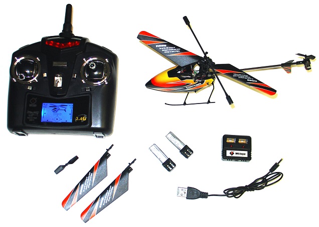 Wltoys V911-1 Micro Helicopter 4Ch - радиоуправляемый вертолет (Orange) купить в интернет-магазине icover