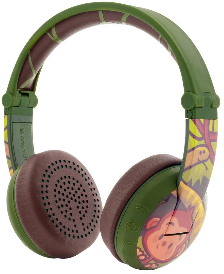 

Детские Bluetooth-наушники с микрофоном BuddyPhones Wave (Monkey)