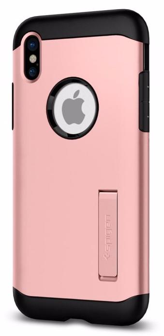 

Чехол Spigen Slim Armor (057CS22139) для Apple iPhone X (Rose Gold)