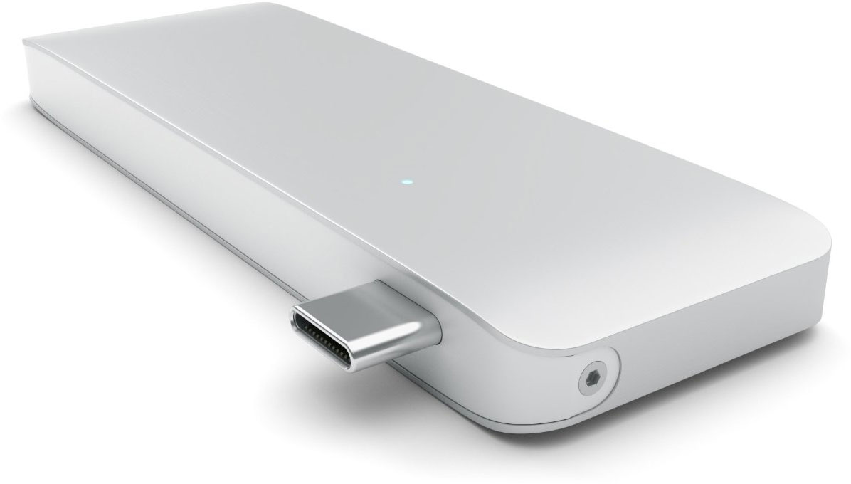 USB-хаб Satechi Combo Hub 3 in 1 USB Type-C ST-TCUPS (Silver) купить в интернет-магазине icover