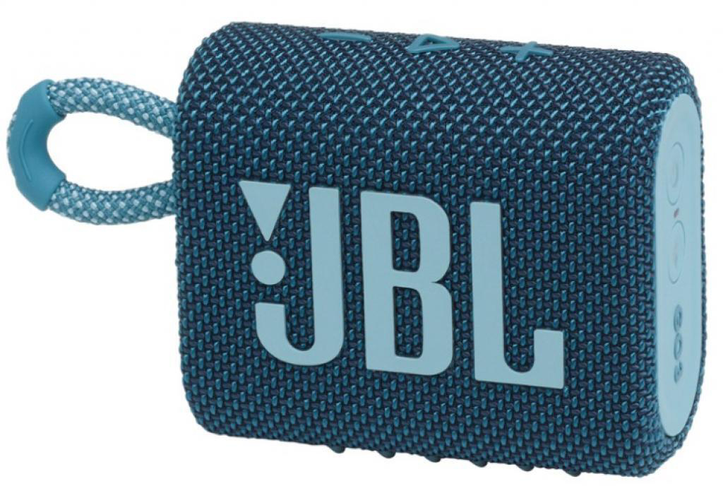 Портативная акустика JBL Go 3 (Blue) купить в интернет-магазине icover