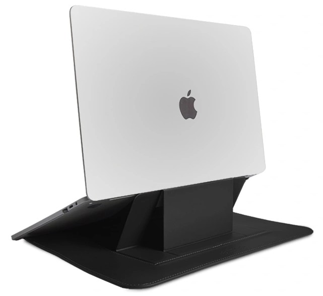 Чехол Wiwu Skin Pro Portable Stand Sleeve для MacBook Pro 13/Air 13 2018/20 (Black) купить в интернет-магазине icover